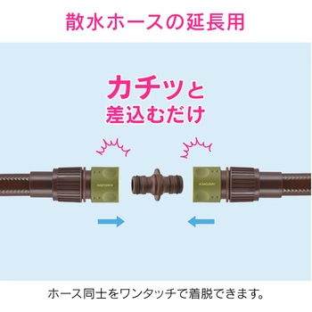 注文コード:83060279 大口径延長用ニップル 太いホース 大流量 ワンタッチ 取り付け ジョイント 継手 - GAONA(ガオナ)