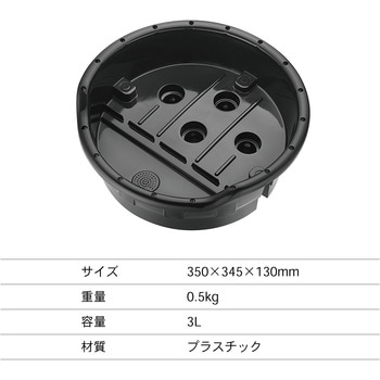 注文コード:83061031 ペール缶用オイルパン 3L - WOLF'S HEAD