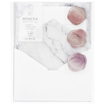 MINERAミニレター マーブル マルアイ