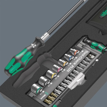 注文コード:83596794 ウレタン入りツールチェックビットセット Wera