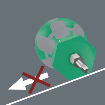 注文コード:83604214 四角穴ネジ用スタビードライバー Wera