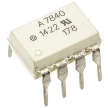 注文コード:83705538,83705547 Broadcom (ブロードコム) フォトカプラ, スルーホール実装 チャンネル数:1, トランジスタ出力, HCPL-7840-000E BROADCOM