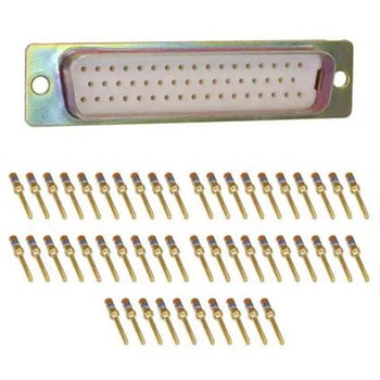 注文コード:83719066 Amphenol India D-subコネクタ, 50極, オス, パネルマウント, M24308/4-5F AMPHENOL