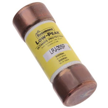 Eaton 管ヒューズ 20A 21 x 57mm 300V ac (タイムラグ) LPJ-20SP EATON(イートン)