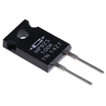 注文コード:83834076 Caddock パワーフィルム 抵抗器 25W 100kΩ ±1%, MP925-100K-1% CADDOCK