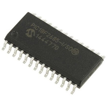 注文コード:84016514 Microchip マイコン, 28-Pin SOIC PIC18F2685-I/SO MICROCHIP
