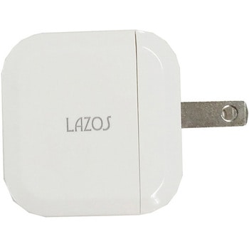 注文コード:84070990 AC充電器 1口 20W TypeC×1 PD対応 ホワイト 1ケース 20個入 Lazos