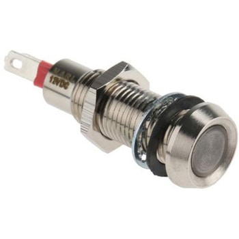 注文コード:84338706 Marl パイロットランプ, 12V dc, 緑, 実装ホールサイズ:8.1mm, 508-532-21 MARL
