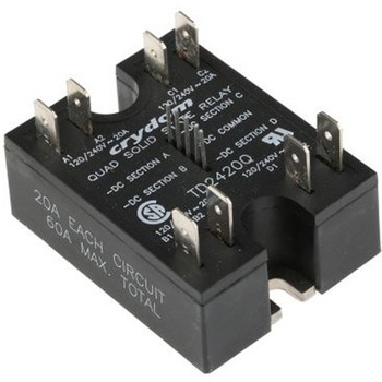 Sensata Crydom ソリッドステートリレー 最大負荷電流:20 A 最大負荷電圧:280 V 表面実装, TD2420Q Sensata / Crydom
