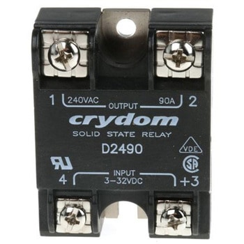 Sensata Crydom ソリッドステートリレー 最大負荷電流:90 A rms 最大負荷電圧:280 V rms 表面実装, D2490 Sensata / Crydom