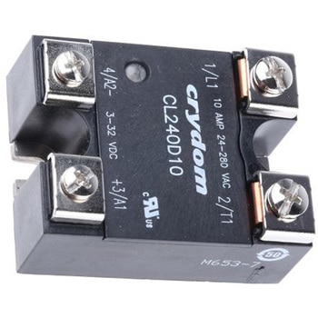 Sensata Crydom ソリッドステートリレー 最大負荷電流:10 A rms 最大負荷電圧:280 V rms パネルマウント, CL240D10 Sensata / Crydom