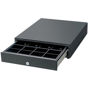 DMA-48ED3B キャッシュドロア 中型 /TMプリンタ接続用/4札8硬貨/ダークグレイ EPSON