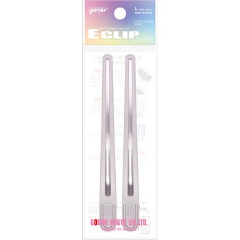 注文コード:84780459 Eクリップ L パステルカラー 袋入 - 五力工業