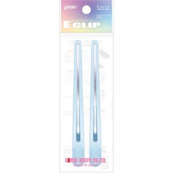 注文コード:84780520 Eクリップ L パステルカラー 袋入 - 五力工業