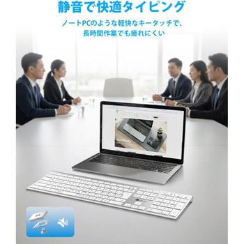 注文コード:84870138 Bluetooth&2.4Gワイヤレスキーボード&マウスセット SW - iClever