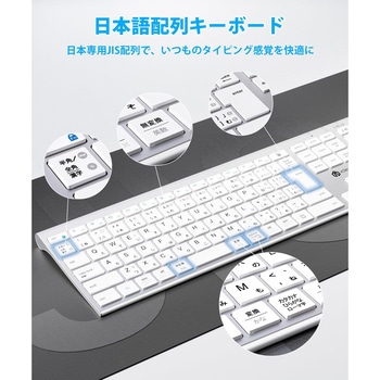 注文コード:84870138 Bluetooth&2.4Gワイヤレスキーボード&マウスセット SW - iClever