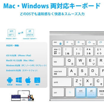 注文コード:84870138 Bluetooth&2.4Gワイヤレスキーボード&マウスセット SW - iClever