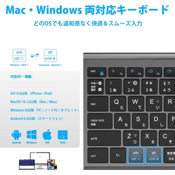 注文コード:84870165 Bluetooth&2.4Gワイヤレスキーボード&マウスセット GB - iClever