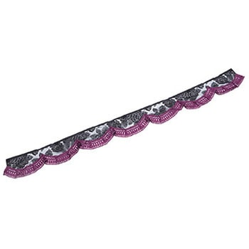 注文コード:85524889,85524995,85525108,85525214 フロントカーテン 波型 バラ柄レース 雅