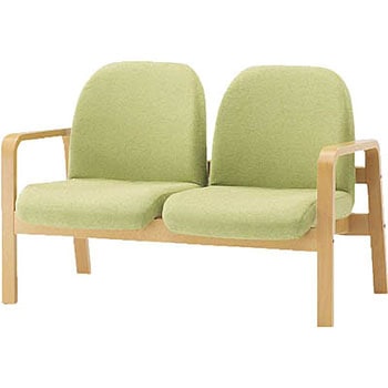 注文コード:86176806 TOKIO ロビーチェア 2人 ネイビー TOKIO(藤沢工業)