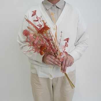 注文コード:88454619 モーヴピンク造花バンドル 高さ53cm - ストア・エキスプレス
