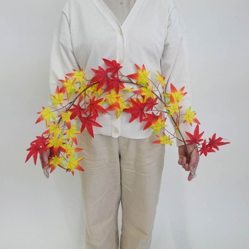 注文コード:88454847 紅葉造花アーチクリップ - ストア・エキスプレス