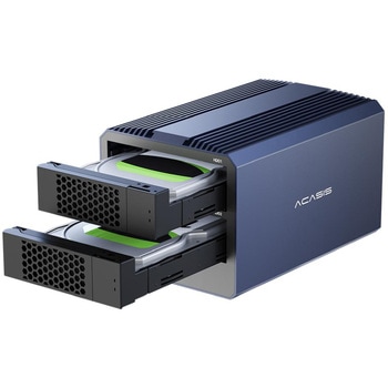 注文コード:88460219 ACASIS 4(2+2)Bay ハイブリッドHDD NVMe ドライブケース - ACASIS