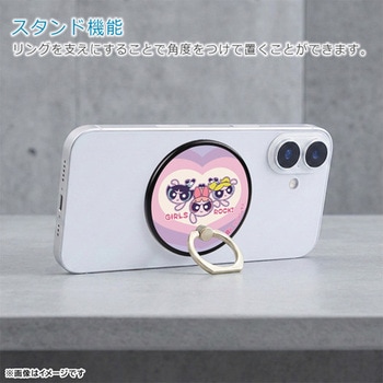 注文コード:88461725 パワーパフガールズ / magness マグネット ミラー スマホリング スタンド / パワーパフガールズ_2 - レイ・アウト