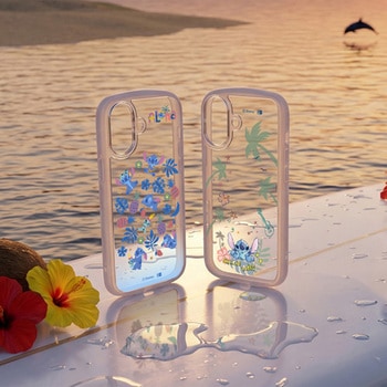 注文コード:88461847 iPhone 17 / ディズニー / Puffull 衝撃吸収 バンパー ハイブリッドケース / スティッチ CHILLED VIBES - レイ・アウト