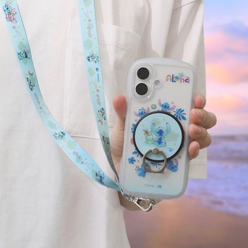 注文コード:88461847 iPhone 17 / ディズニー / Puffull 衝撃吸収 バンパー ハイブリッドケース / スティッチ CHILLED VIBES - レイ・アウト