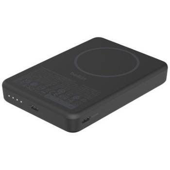 注文コード:88461890 BoostCharge 薄型 マグネット式モバイルバッテリー 10000mAh ブラック - BELKIN(ベルキン)