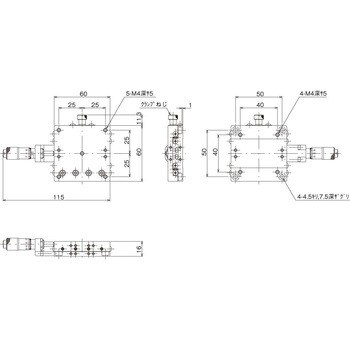 注文コード:88974925 ハイグレードXステージ 60×60(対称型) 中央精機