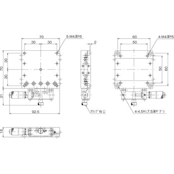 注文コード:88975135 ハイグレードXステージ 70×70(対称型) 中央精機