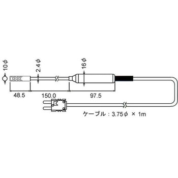 K熱電対温度計用プローブ アイ電子技研