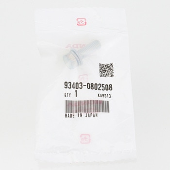 注文コード:89904657 (93403)ボルトワッシャー, 8X25 ホンダ