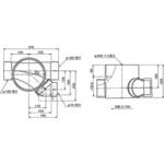 枝Φ75・平行・90°合流マス Aron(アロン化成)