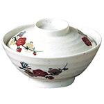 U18A メラミン「元禄梅」 丼 身 千羽鶴印(エンテック)