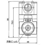 電磁操作弁 ダイキン工業製KSO-G03-4CB-20：メカニカルサポート+