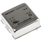 RP15-2405SAW Recom DC-DCコンバータ Vout:5V dc 9 → 36 V dc, 15W, RP15-2405SAW RECOM