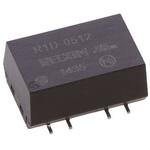 R1D-0512 Recom DC-DCコンバータ Vout:±12V dc 4.5 → 5.5 V dc, 1W, R1D-0512 RECOM