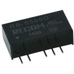 RB-0509D Recom DC-DCコンバータ Vout:±9V dc 4.5 → 5.5 V dc, 1W, RB-0509D RECOM