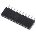 Samtec 基板接続用ソケット 10 極 2mm 1 列 スルーホール実装 SAMTEC