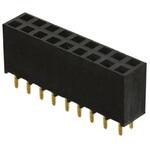 Samtec 基板接続用ソケット 18 極 2.54mm 2 列 スルーホール実装 SAMTEC