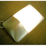 0358-LED/V LAVA LEDルームランプ(シルバー) カーク産業