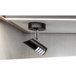 WC0375 LEDスポットライト(スイッチ付)/ブラック カーク産業