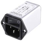 DC12.4102.001 Schurter IECフィルタコネクタ パネルマウント 6A 250 V ac, DC12.4102.001 SCHURTER