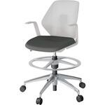 キュアチェア ハイポジションタイプ 肘付 樹脂メッシュバック アルミミラー脚<配送時組立サービス付> イトーキ