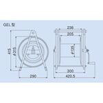 EA300-10B 20m ガスリール エスコ