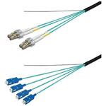 OM3マルチモード光ファイバーケーブル LC-SC 4芯<屋外用 補強 LAPシース>2~10m ダイヤトレンド