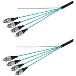 OM3マルチモード光ファイバーケーブル FC-FC 4芯<屋外用 補強 LAPシース>2~10m ダイヤトレンド